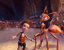 A well known cast provides the voices in The Ant Bully.