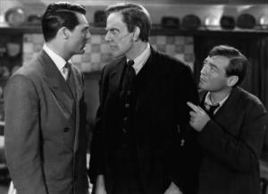 Cary Grant, Raymond Massey and Peter Lorre in Arsenic and Old Lace.