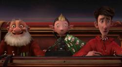 Grandsanta, Bryony, and Arthur in Arthur Christmas. Grandsanta, Bryony, and Arthur in Arthur Christmas.