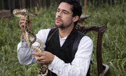 Brad Pitt in the long titled The Assassination of Jesse James by the Coward Robert Ford. Brad Pitt in the long titled The Assassination of Jesse James by the Coward Robert Ford.