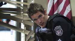 Ethan Hawke in Assault on Precinct 13. Ethan Hawke in Assault on Precinct 13.