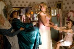 Jane Seymour, Jennifer Coolidge and Keri Russell in Austenland.