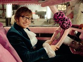 Mike Myers is Austin Powers in Goldmember. Mike Myers is Austin Powers in Goldmember.