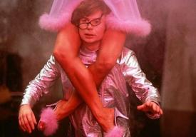 Mike Myers in Austin Powers: International Man of Mystery. Mike Myers in Austin Powers: International Man of Mystery.
