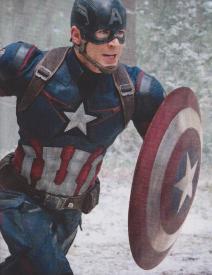 Chris Evans as Captain America in Avengers: Age of Ultron Chris Evans as Captain America in Avengers: Age of Ultron
