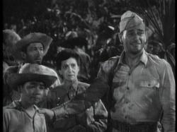 Louie, Beulah Bondi and John Wayne in Back to Bataan. Louie, Beulah Bondi and John Wayne in Back to Bataan.