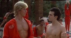 William Zabka and Keith Gordon in Back to School.  (Who wants to see another picture of Rodney Dangerfield?)