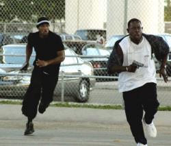 Martin Lawrence and Will Smith in Bad Boys II. Martin Lawrence and Will Smith in Bad Boys II.