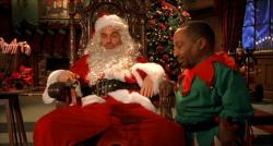 Billy Bob Thornton and Tony Cox in Bad Santa.