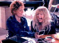 Susan Sarandon and Goldie Hawn in The Banger Sisters.