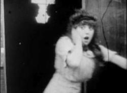 Mabel Normand in The Bangville Police.