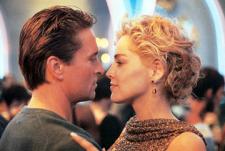 Michael Douglas and Sharon Stone in Basic Instinct.