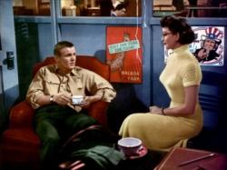 Tab Hunter and Dorothy Malone Battle Cry.