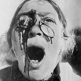 N. Poltavseva in one of the most iconic closeups of all time in Battleship Potemkin.