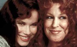 Barbara Hershey and Bette Midler in Beaches. Barbara Hershey and Bette Midler in Beaches.