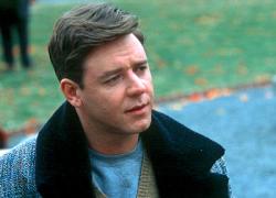 Russell Crowe as John Nash in A Beautiful Mind. Russell Crowe as John Nash in A Beautiful Mind.