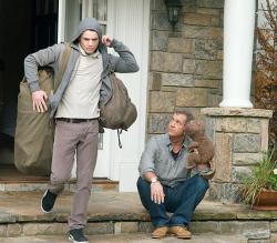 Anton Yelchin and Mel Gibson in The Beaver Anton Yelchin and Mel Gibson in The Beaver