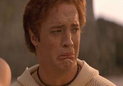 Brendan Fraser as the emotionally sensitive Elliot in Bedazzled. Brendan Fraser as the emotionally sensitive Elliot in Bedazzled.