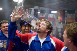 The Broken Lizard comedy troupe in Beerfest. The Broken Lizard comedy troupe in Beerfest.