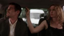 Ethan Hawke and Julie Delpy in Before Sunset. Ethan Hawke and Julie Delpy in Before Sunset.