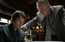 Ethan Hawke and Philip Seymour Hoffman in Before the Devil Knows You're Dead. Ethan Hawke and Philip Seymour Hoffman in Before the Devil Knows You're Dead.