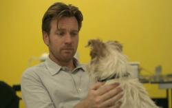 Ewan McGregor and Arthur the dog in Beginners.