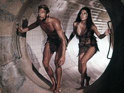 James Franciscus and Kim Hunter in Beneath the Planet of the Apes.