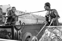 Francis X. Bushman and Ramon Novarro in Ben-Hur. Francis X. Bushman and Ramon Novarro in Ben-Hur.