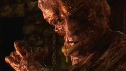 Crispin Glover speaks for Grendel in Beowulf. Crispin Glover speaks for Grendel in Beowulf.