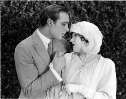 Rudolph Valentino and Gloria Swanson in Beyond the Rocks. Rudolph Valentino and Gloria Swanson in Beyond the Rocks.