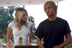 Sara Foster and Owen Wilson in The Big Bounce.