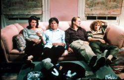 JoBeth Williams, Kevin Kline, William Hurt and Glenn Close in The Big Chill.