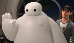 Baymax and Tadashi in Big Hero 6. Baymax and Tadashi in Big Hero 6.