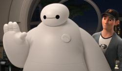 Baymax and Tadashi in Big Hero 6.