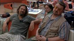 Jeff Bridges, Steve Buscemi, and John Goodman in The Big Lebowski.