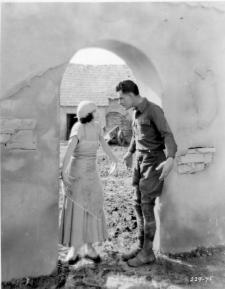 Renee Adoree and John Gilbert meet. Renee Adoree and John Gilbert meet.