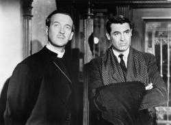 David Niven and Cary Grant in The Bishop's Wife. David Niven and Cary Grant in The Bishop's Wife.