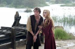 Eddie Redmayne and Caprice Van Houten in Black Death