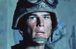 Josh Hartnett in Black Hawk Down.