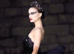 Natalie Portman as the Black Swan.