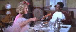 Madeline Kahn and Cleavon Little in Mel Brooks' Blazing Saddles. Madeline Kahn and Cleavon Little in Mel Brooks' Blazing Saddles.