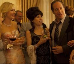 Cate Blanchett, Sally Hawkins, and Andrew Dice Clay in Blue Jasmine.