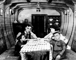 Buster Keaton and Sybil Seely in The Boat.