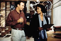 Kevin Costner and Whitney Houston in The Bodyguard Kevin Costner and Whitney Houston in The Bodyguard