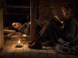 Ben Schnetzer and Sophie Nelisse in The Book Thief Ben Schnetzer and Sophie Nelisse in The Book Thief