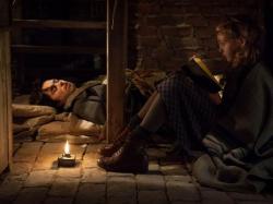 Ben Schnetzer and Sophie Nelisse in The Book Thief