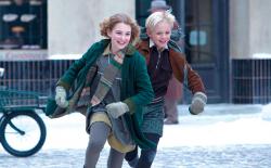 Sophie Nelisse and Nico Liersch in The Book Thief.