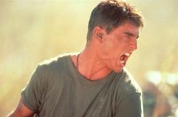 Tom Cruise in Born on the Fourth of July. Tom Cruise in Born on the Fourth of July.