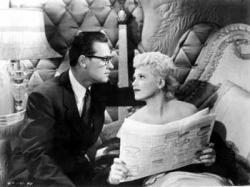 William Holden and Judy Holliday in Born Yesterday.