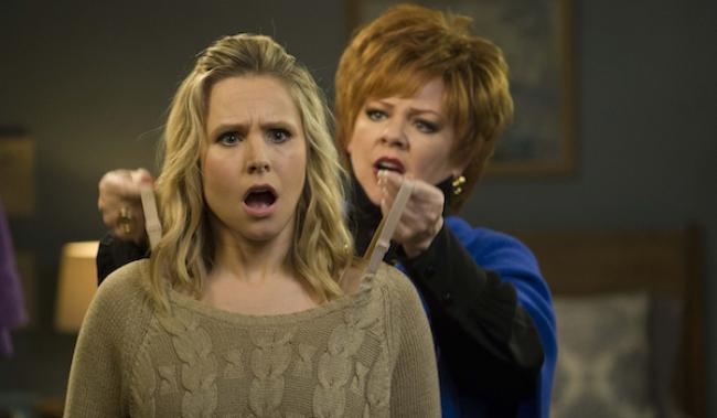 Kristen Bell and Melissa McCarthy in The Boss